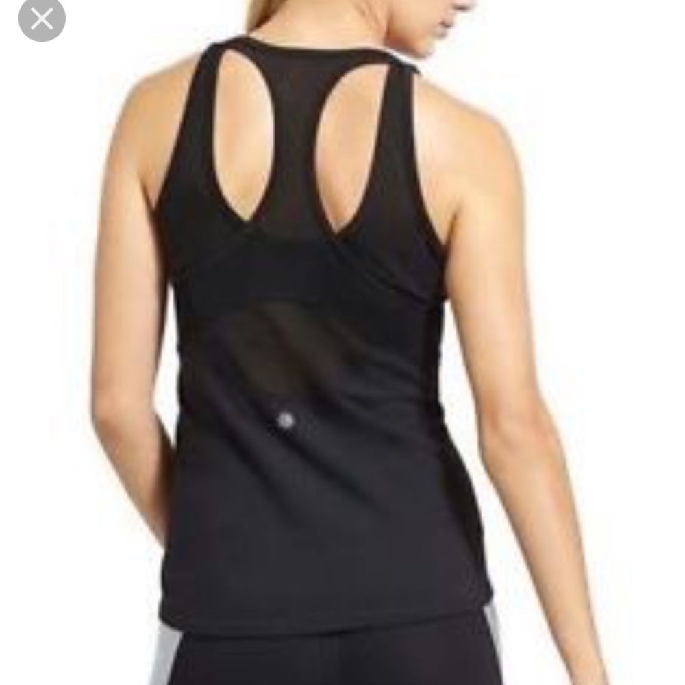 Athleta mesh fitted yoga tank